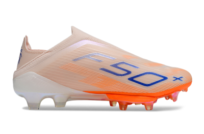 Adidas F50+ Lightstrike Pro Laceless FG Firm Ground Soccer Cleats - Red/Blue/White
