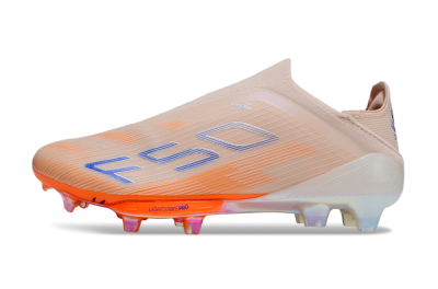Adidas F50+ Lightstrike Pro Laceless FG Firm Ground Soccer Cleats - Red/Blue/White