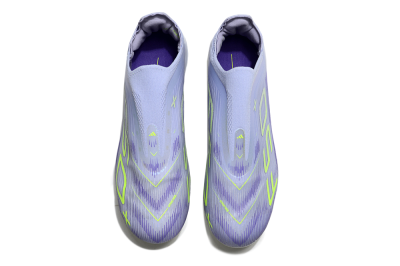 Adidas F50+ Lightstrike Pro Laceless FG Firm Ground Soccer Cleats - Blue/Yellow/White