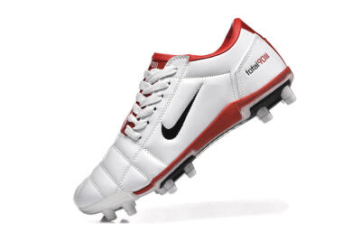 Nike Total 90 III FG Firm Ground Soccer Cleats - Silver/Black/Red