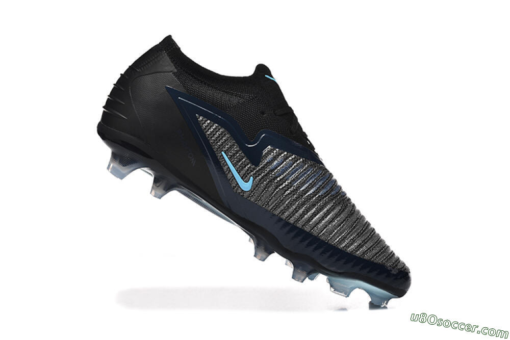 Nike Phantom 6 Elite Low FG Firm Ground Soccer Cleats - Silver/White/Red 7