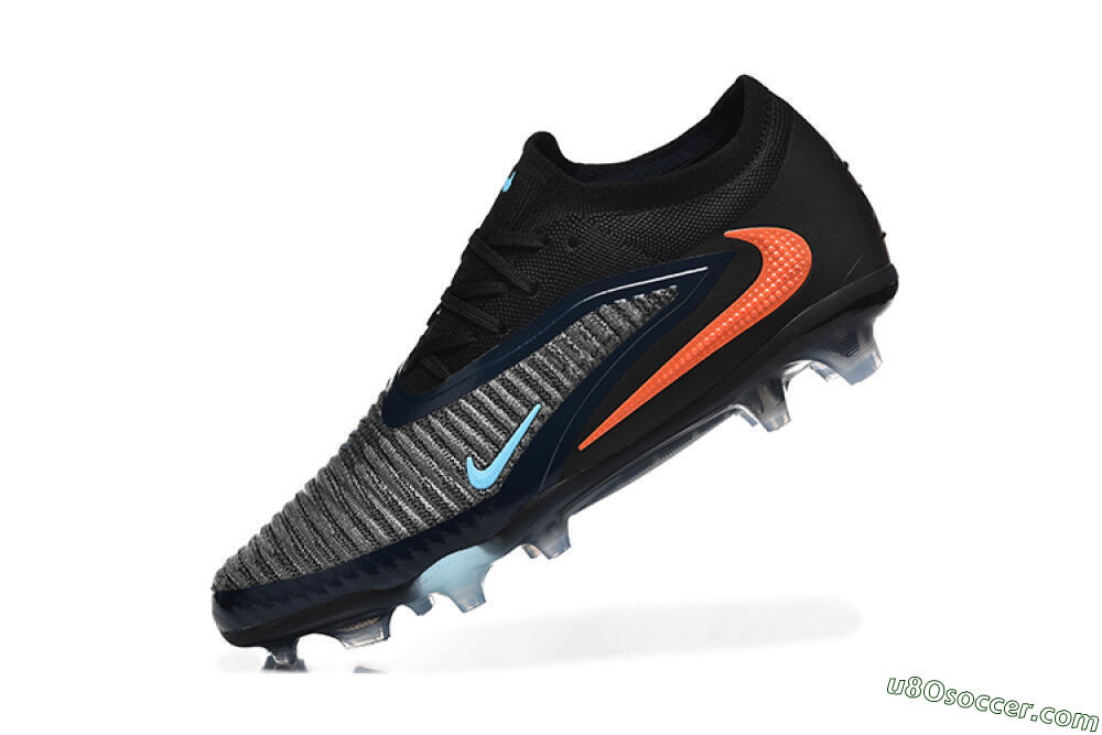 Nike Phantom 6 Elite Low FG Firm Ground Soccer Cleats - Silver/White/Red 8