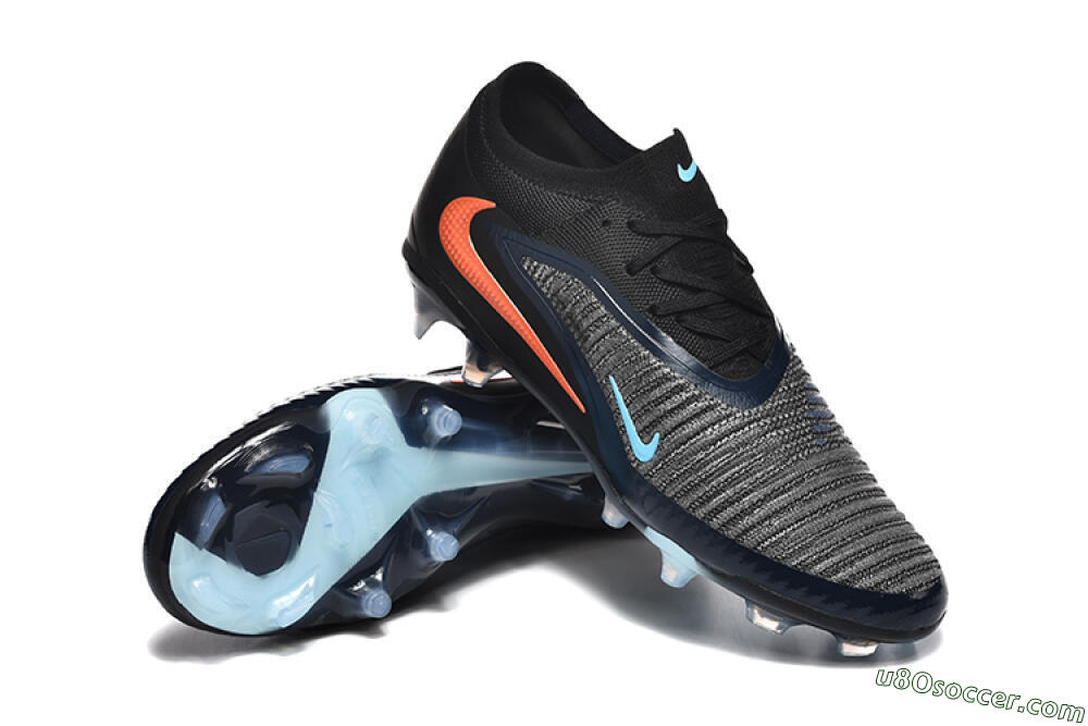 Nike Phantom 6 Elite Low FG Firm Ground Soccer Cleats - Silver/White/Red 4
