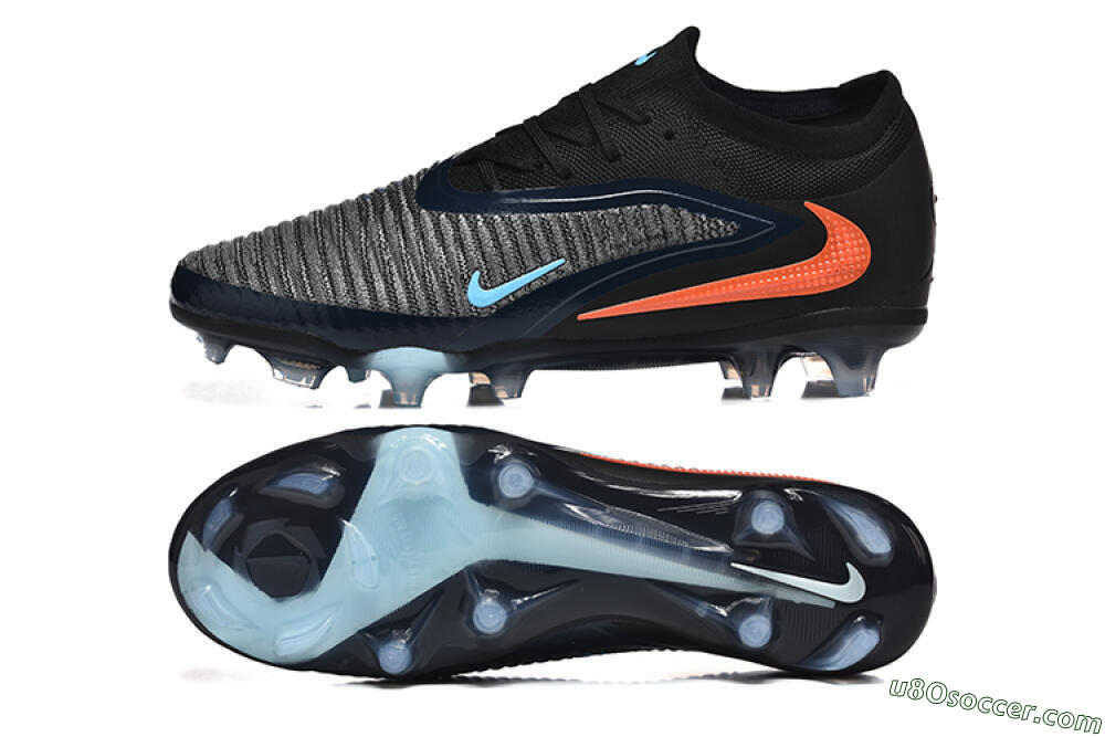 Nike Phantom 6 Elite Low FG Firm Ground Soccer Cleats - Silver/White/Red 0