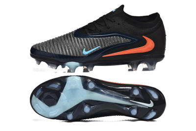 Nike Phantom 6 Elite Low FG Firm Ground Soccer Cleats - Silver/White/Red