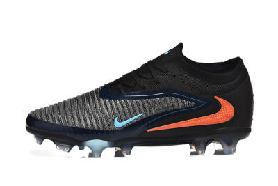 Nike Phantom 6 Elite Low FG Firm Ground Soccer Cleats - Silver/White/Red