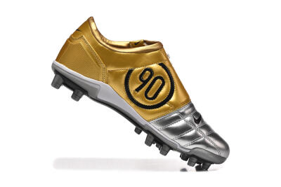 Nike Total 90 III FG Firm Ground Soccer Cleats - Silver/Black/Gold
