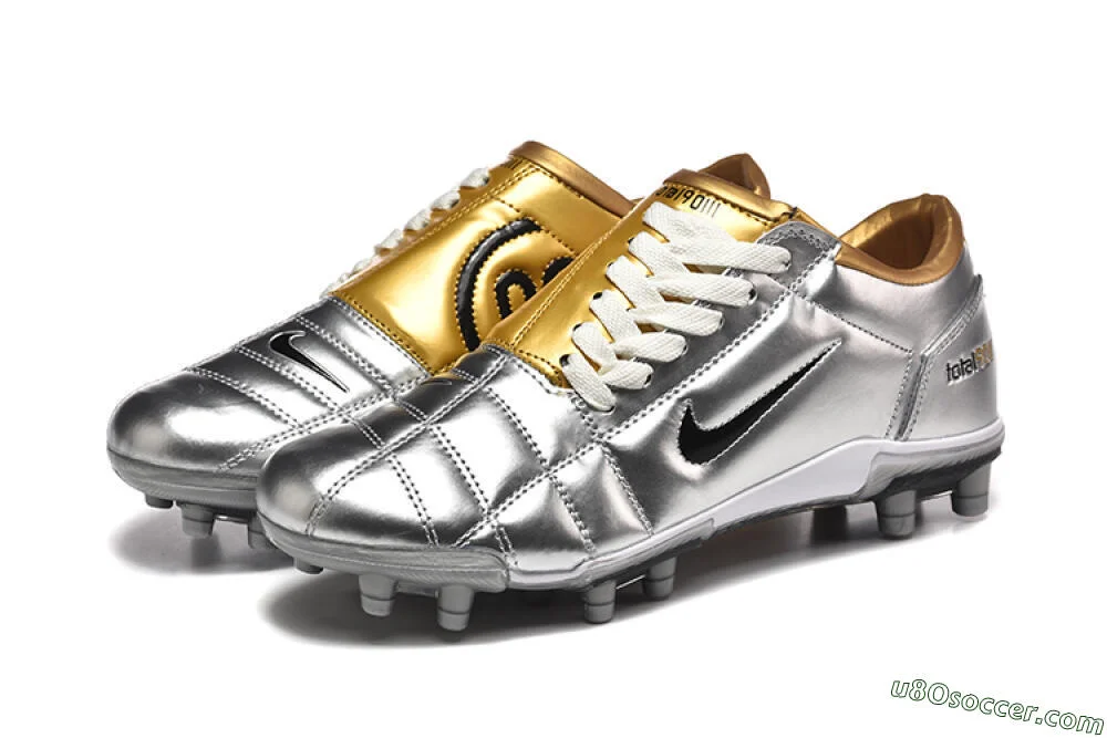 トータル９０　FG Nike Total 90 III FG Firm Ground Soccer Cleats - Silver