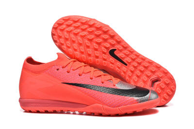 Nike Air Zoom Mercurial Vapor 16 Elite TF Artificial Turf Soccer Shoes - Red/Silver/Black