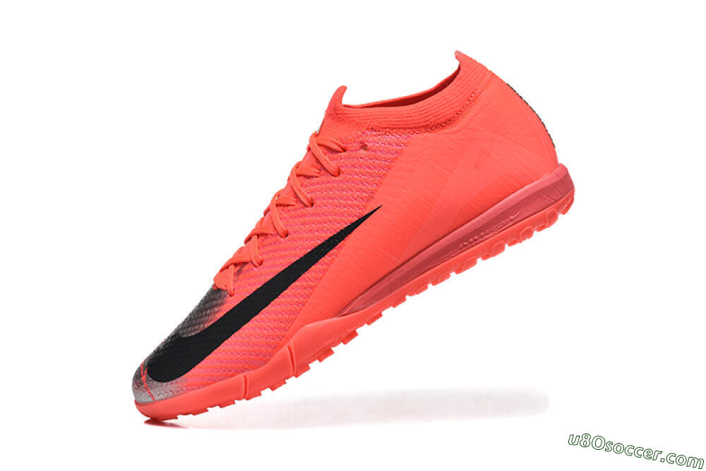 Nike Air Zoom Mercurial Vapor 16 Elite TF Artificial Turf Soccer Shoes - Red/Silver/Black 8