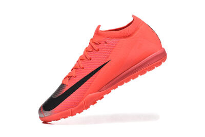 Nike Air Zoom Mercurial Vapor 16 Elite TF Artificial Turf Soccer Shoes - Red/Silver/Black