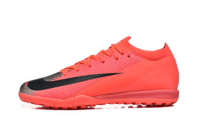 Nike Air Zoom Mercurial Vapor 16 Elite TF Artificial Turf Soccer Shoes - Red/Silver/Black