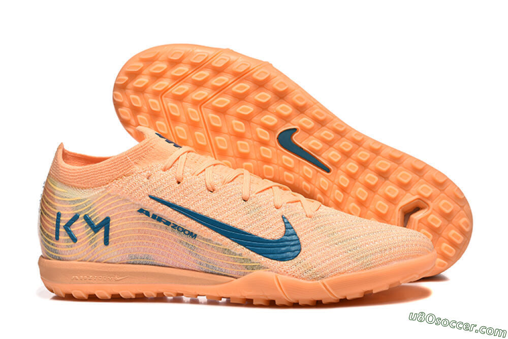 Nike Air Zoom Mercurial Vapor 16 Elite TF Artificial Turf Soccer Shoes - Pink/Blue/Yellow 1
