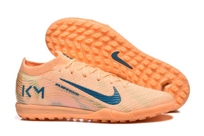 Nike Air Zoom Mercurial Vapor 16 Elite TF Artificial Turf Soccer Shoes - Pink/Blue/Yellow