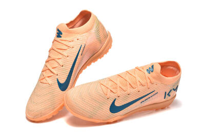 Nike Air Zoom Mercurial Vapor 16 Elite TF Artificial Turf Soccer Shoes - Pink/Blue/Yellow