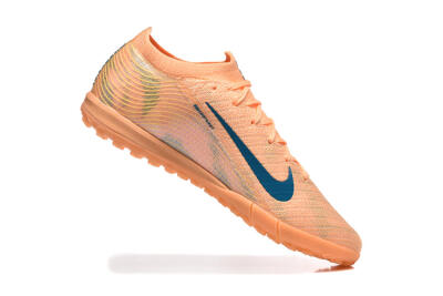 Nike Air Zoom Mercurial Vapor 16 Elite TF Artificial Turf Soccer Shoes - Pink/Blue/Yellow