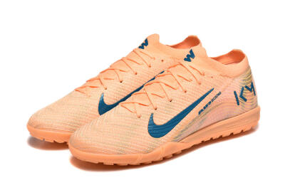 Nike Air Zoom Mercurial Vapor 16 Elite TF Artificial Turf Soccer Shoes - Pink/Blue/Yellow