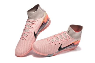 Nike Air Zoom Mercurial Superfly 10 Elite TF Artificial Turf Soccer Shoes - Pink/Black/Gold
