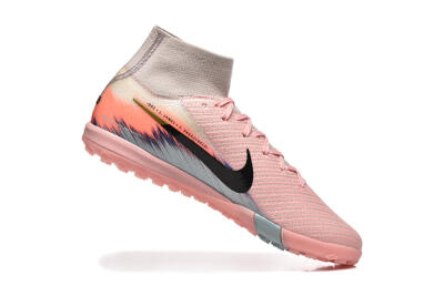 Nike Air Zoom Mercurial Superfly 10 Elite TF Artificial Turf Soccer Shoes - Pink/Black/Gold