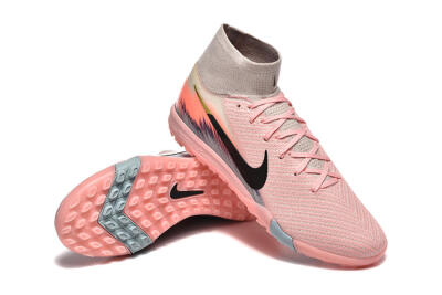 Nike Air Zoom Mercurial Superfly 10 Elite TF Artificial Turf Soccer Shoes - Pink/Black/Gold