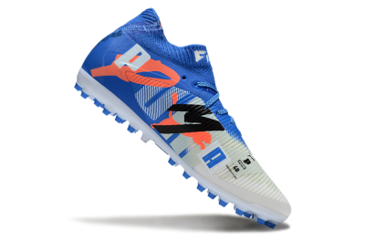 Puma Future 8 Ultimate MG Multi Ground Soccer Cleats - Blue/White/Silver