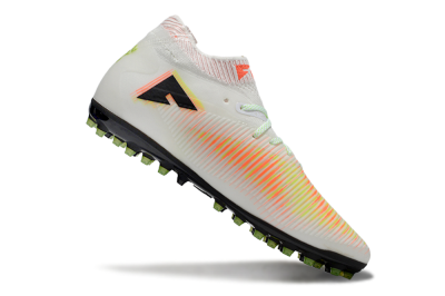 Puma Future 8 Ultimate MG Multi Ground Soccer Cleats - White/Red/Yellow