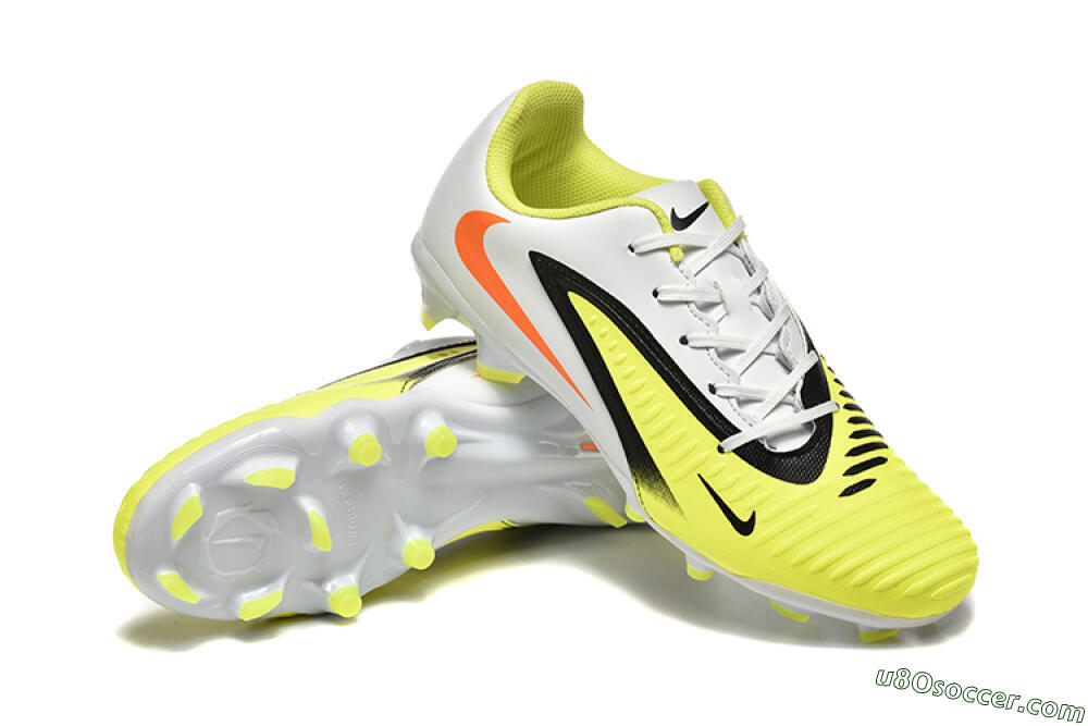 Nike Phantom 6 Elite FG Firm Ground Soccer Cleats - Yellow/Black/Red 4
