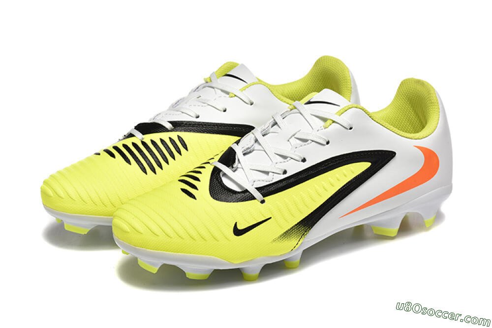 Nike Phantom 6 Elite FG Firm Ground Soccer Cleats - Yellow/Black/Red 5