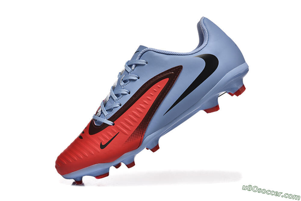 Nike Phantom 6 Elite FG Firm Ground Soccer Cleats - Red/Blue/Black 8