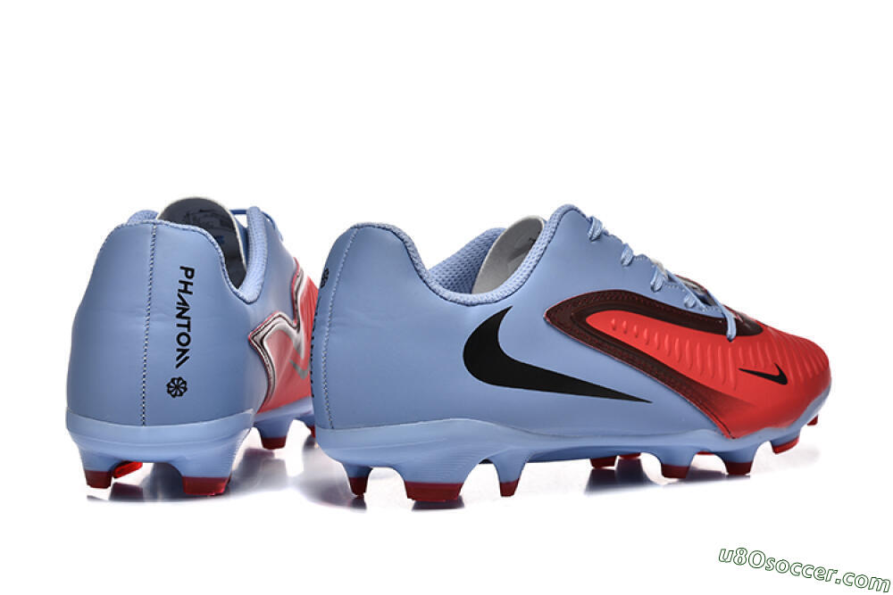 Nike Phantom 6 Elite FG Firm Ground Soccer Cleats - Red/Blue/Black 9