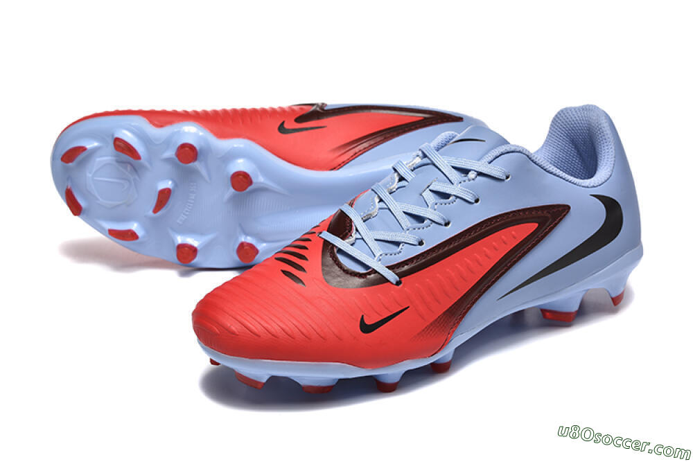 Nike Phantom 6 Elite FG Firm Ground Soccer Cleats - Red/Blue/Black 3
