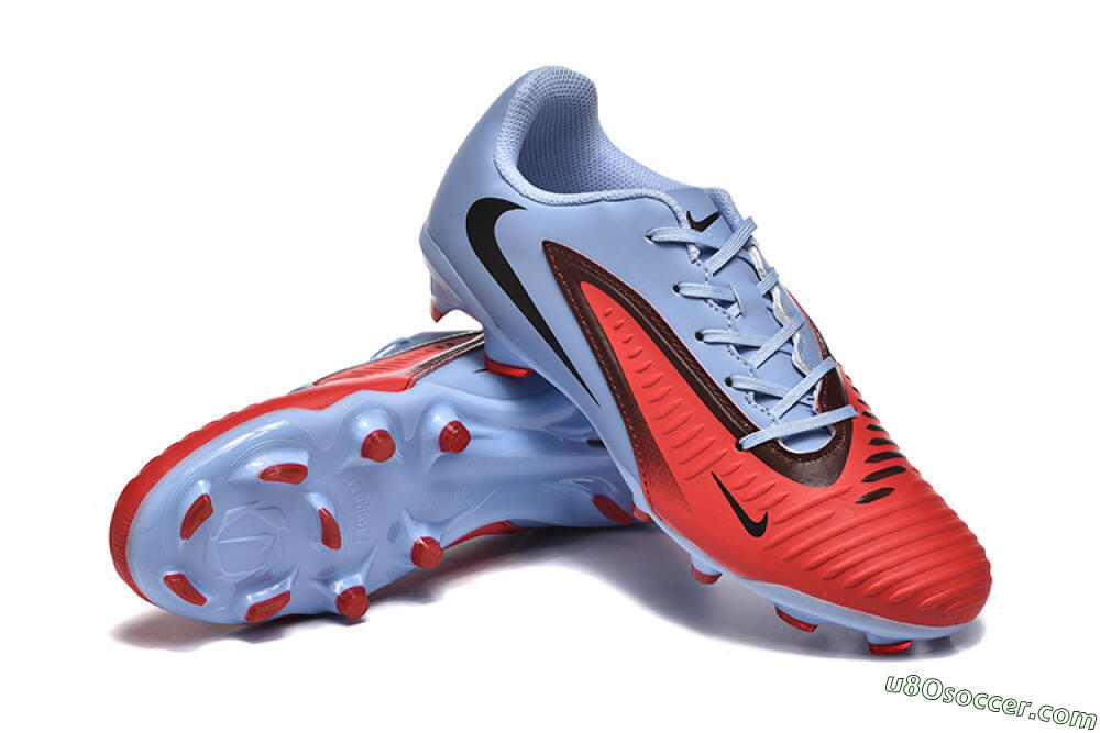 Nike Phantom 6 Elite FG Firm Ground Soccer Cleats - Red/Blue/Black 4