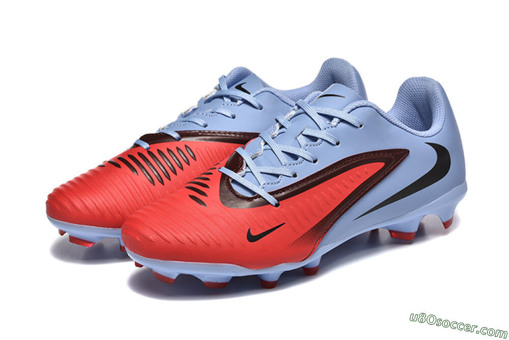 Nike Phantom 6 Elite FG Firm Ground Soccer Cleats - Red/Blue/Black 5