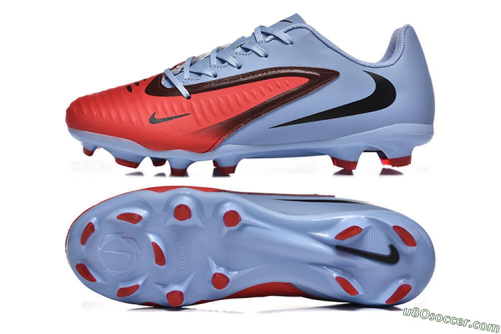 Nike Phantom 6 Elite FG Firm Ground Soccer Cleats - Red/Blue/Black 0