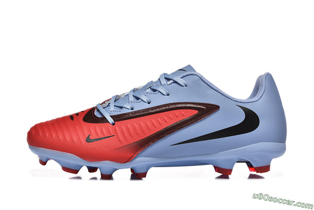 Nike Phantom 6 Elite FG Firm Ground Soccer Cleats - Red/Blue/Black 2