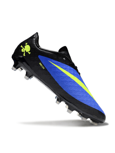 Nike Hypervenom Phantom FG Firm Ground Soccer Cleats - Blue/Black/Yellow