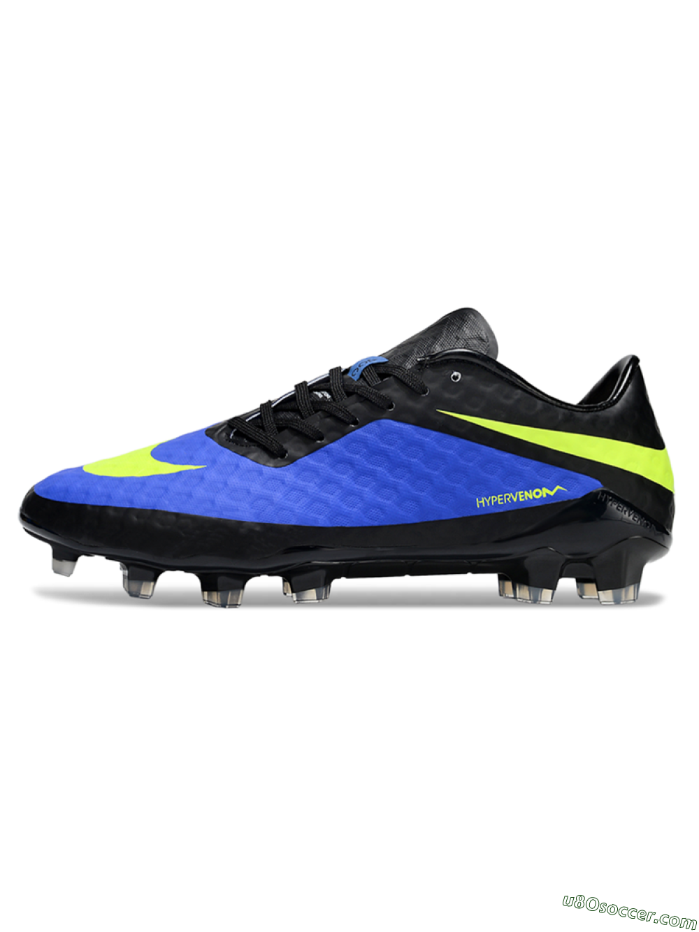 Nike Hypervenom Phantom FG Firm Ground Soccer Cleats - Blue/Black/Yellow 2