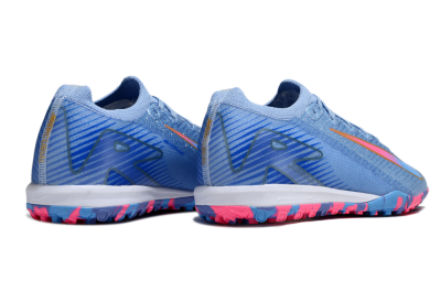 Nike Air Zoom Mercurial Vapor 16 Elite TF Artificial Turf Soccer Shoes - Blue/Pink/Gold