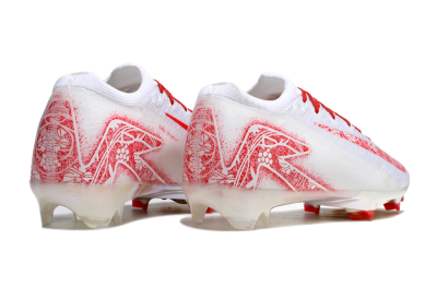 Nike Air Zoom Mercurial Vapor 16 Elite FG Firm Ground Soccer Cleats - White/Red/Gold