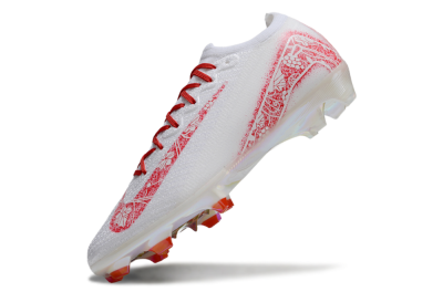 Nike Air Zoom Mercurial Vapor 16 Elite FG Firm Ground Soccer Cleats - White/Red/Gold