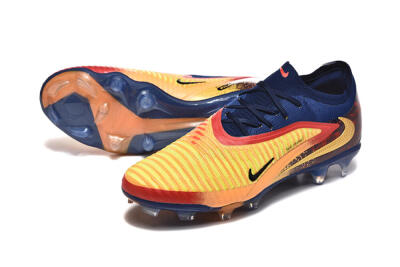 Nike Phantom 6 Elite FG Firm Ground Soccer Cleats - Yellow/Red/Blue