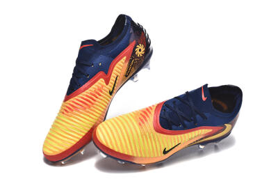Nike Phantom 6 Elite FG Firm Ground Soccer Cleats - Yellow/Red/Blue