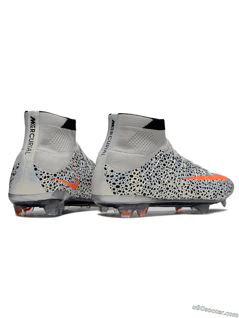 Nike Air Zoom Mercurial Superfly 4 Elite FG Firm Ground Soccer Cleats - Grey/Red/Black 6