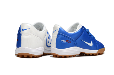 Nike Total 90 III TF Artificial Turf Soccer Shoes - Blue/White/Brown