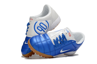 Nike Total 90 III TF Artificial Turf Soccer Shoes - Blue/White/Brown
