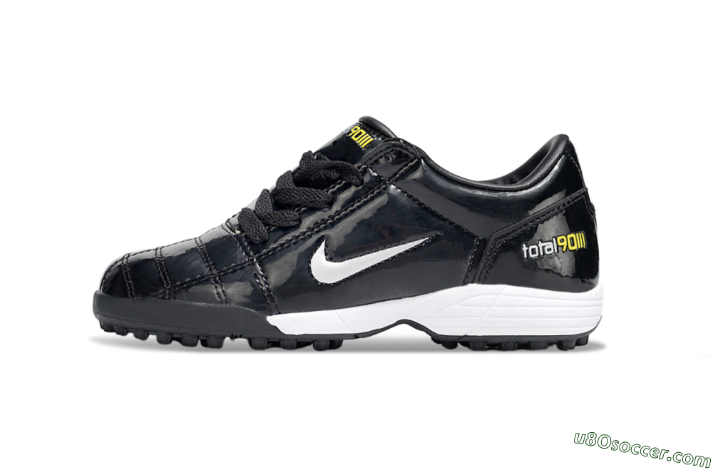 Nike Total 90 III TF Artificial Turf Soccer Shoes - Black/White/Yellow 1