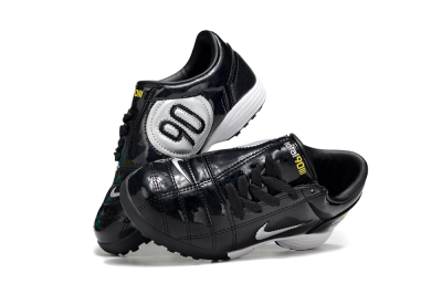 Nike Total 90 III TF Artificial Turf Soccer Shoes - Black/White/Yellow