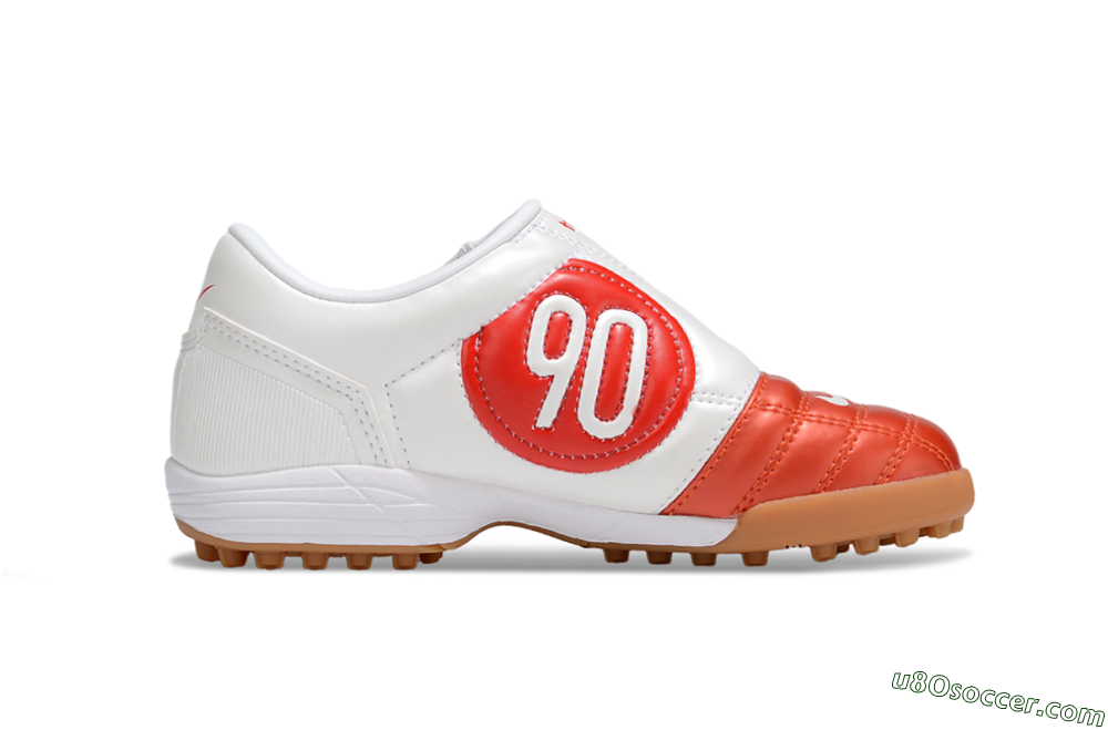 Nike Total 90 III TF Artificial Turf Soccer Shoes - Red/White/Brown 6