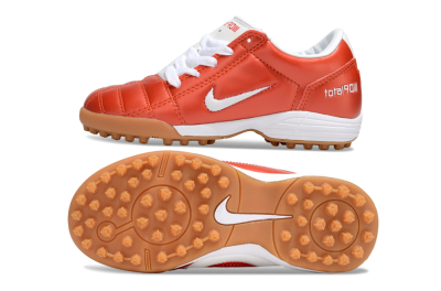 Nike Total 90 III TF Artificial Turf Soccer Shoes - Red/White/Brown