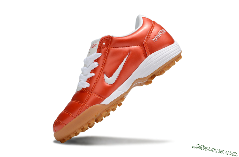 Nike Total 90 III TF Artificial Turf Soccer Shoes - Red/White/Brown 4